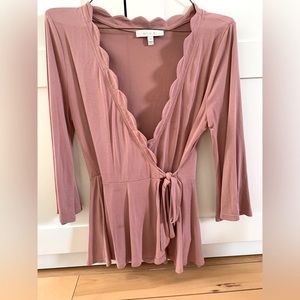 Anthropologie wrap blouse